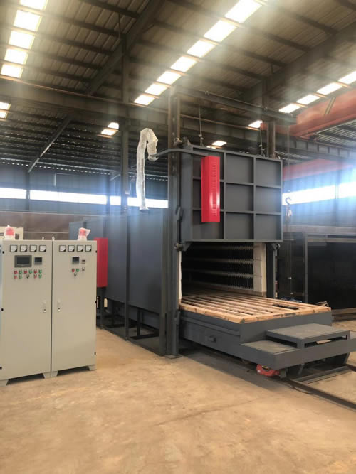 400KW臺車爐就緒，準備發(fā)貨